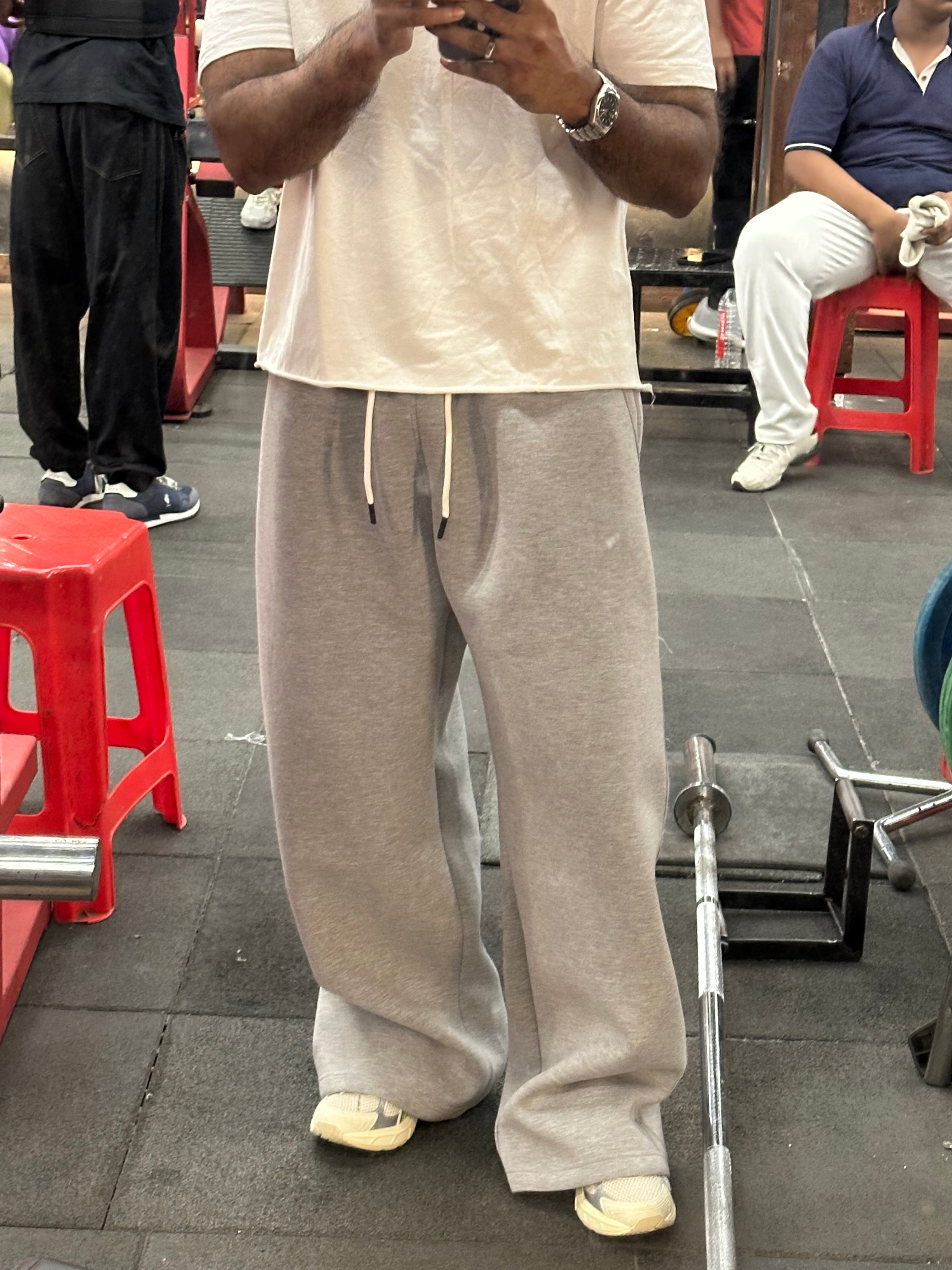 Alphalife Grey wide leg pants