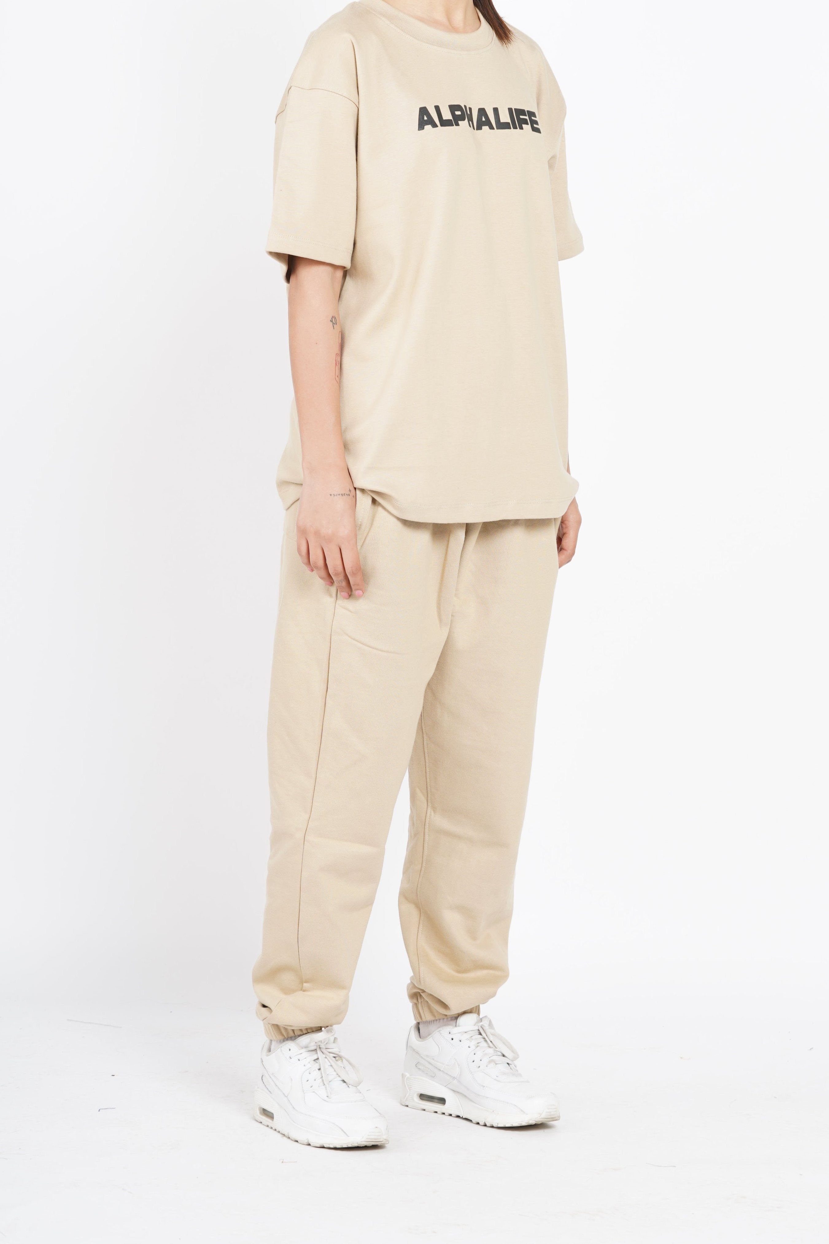 Signature Joggers - Cream