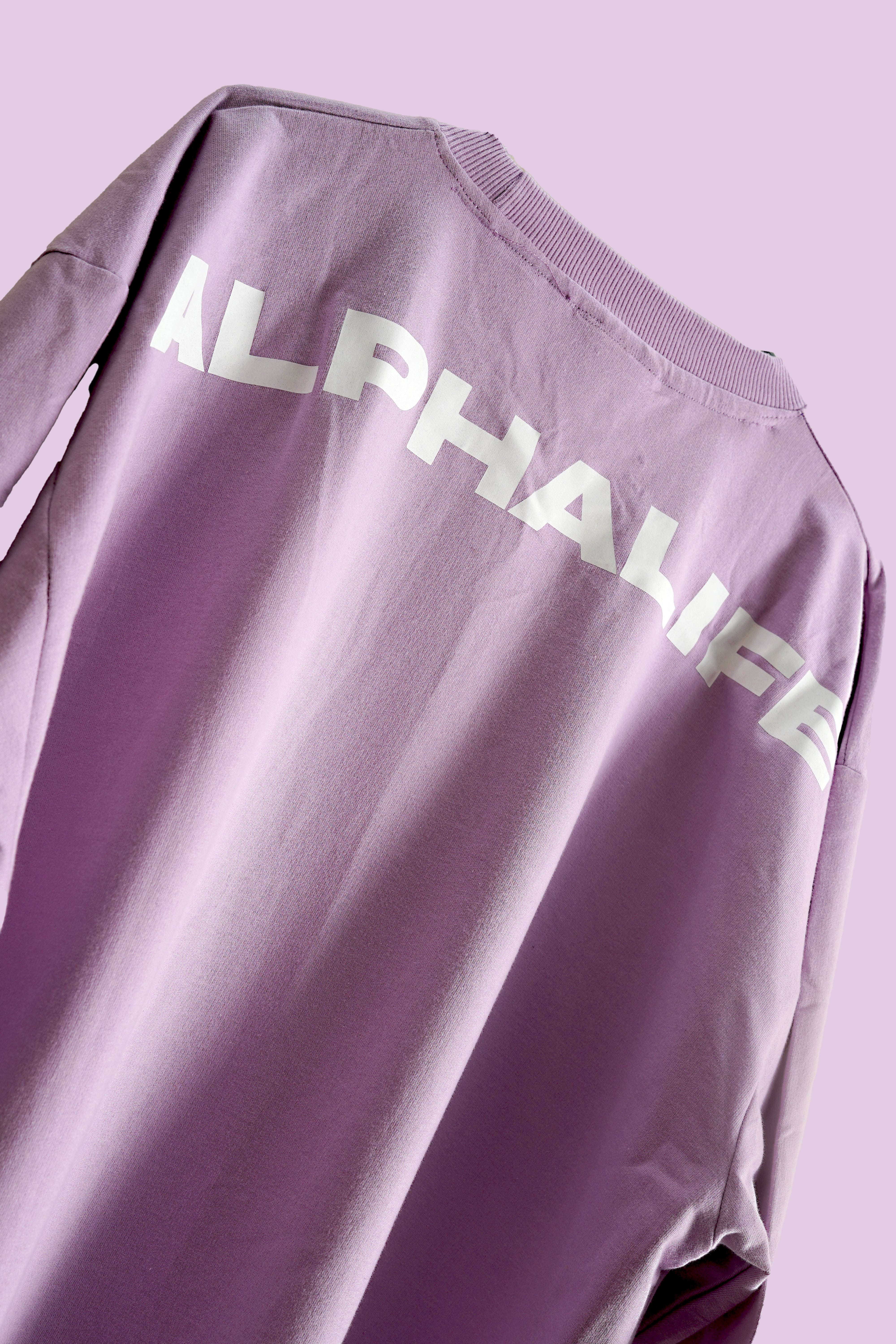 Core Oversized Tee - Lilac