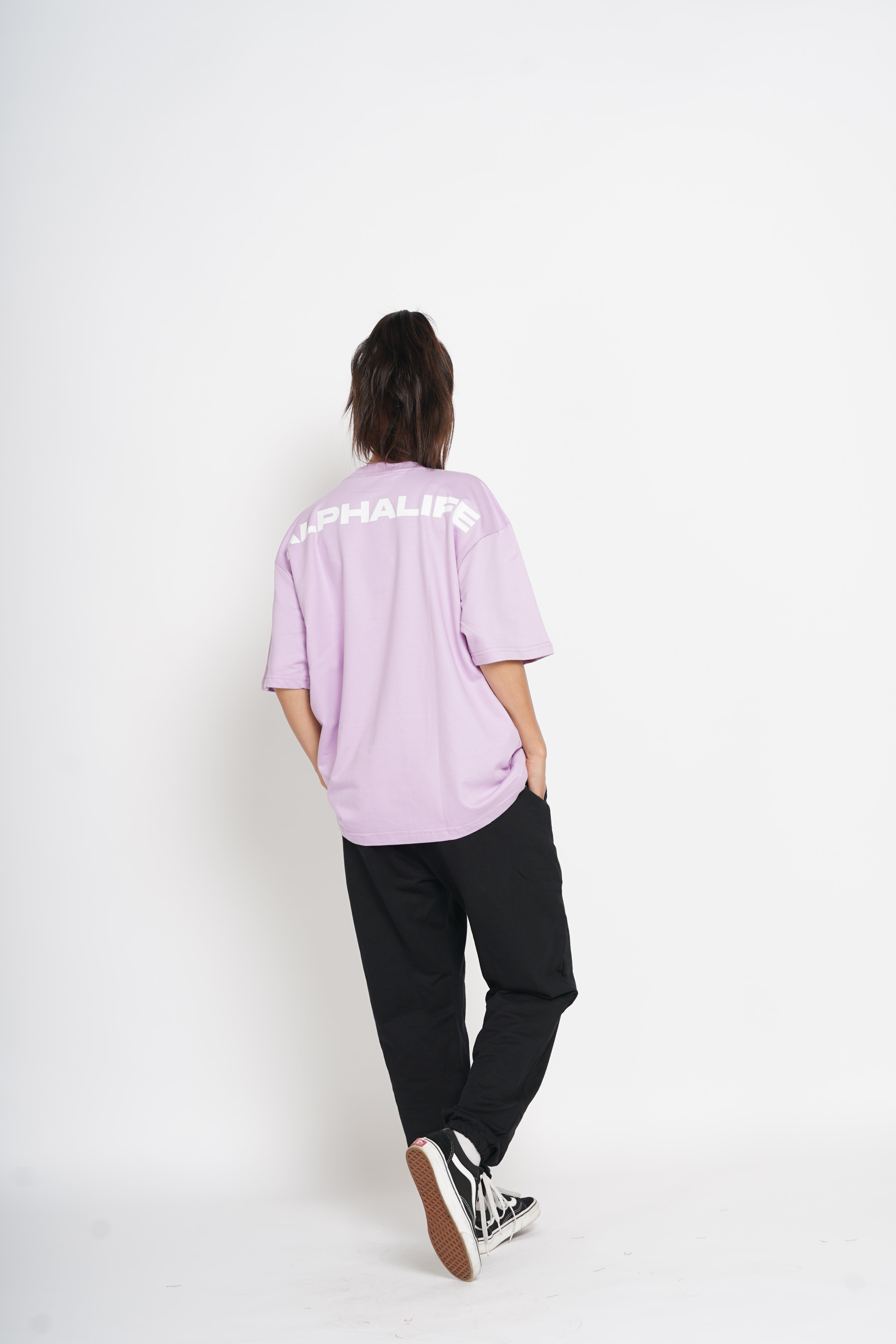 Core Oversized Tee - Lilac