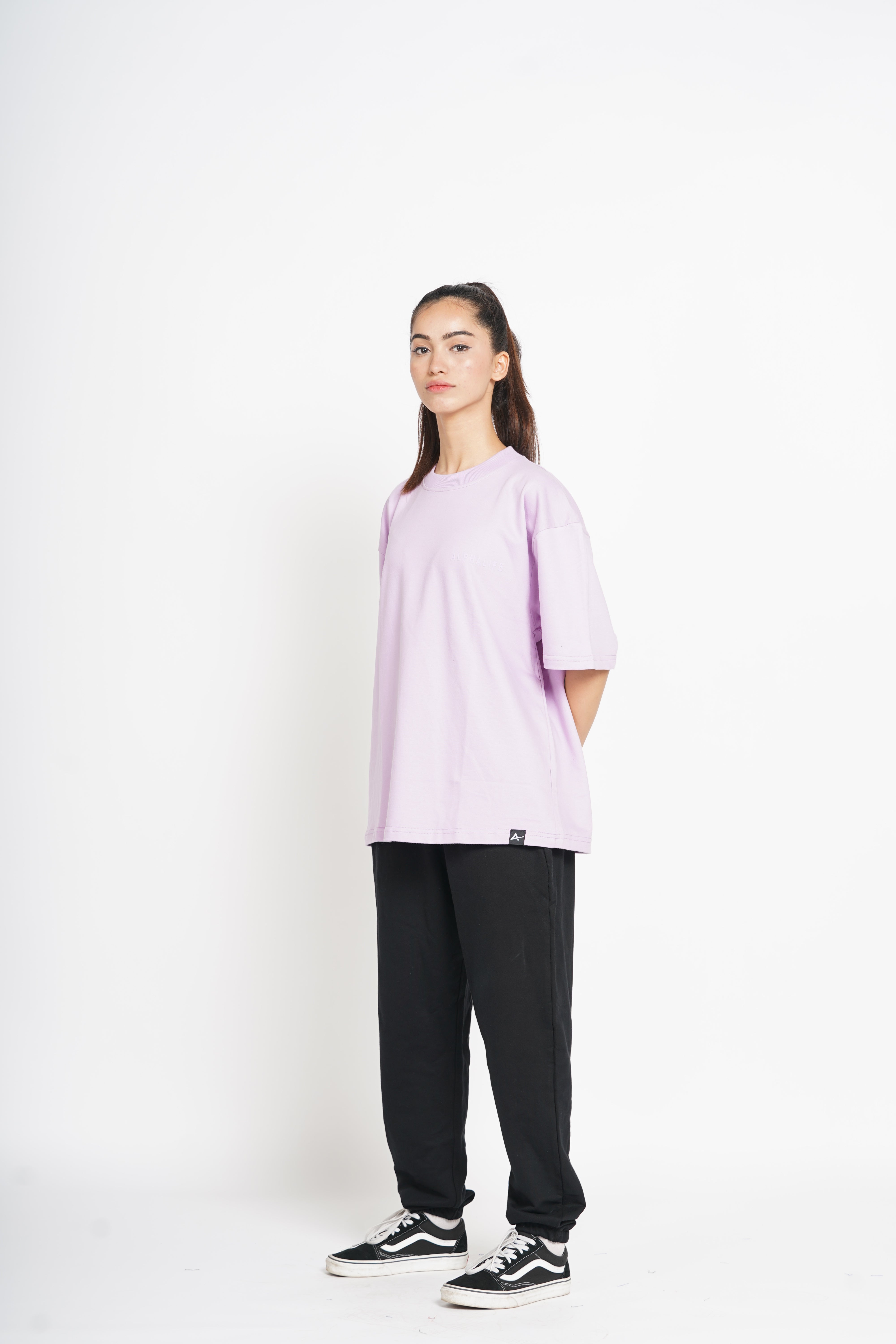 Core Oversized Tee - Lilac