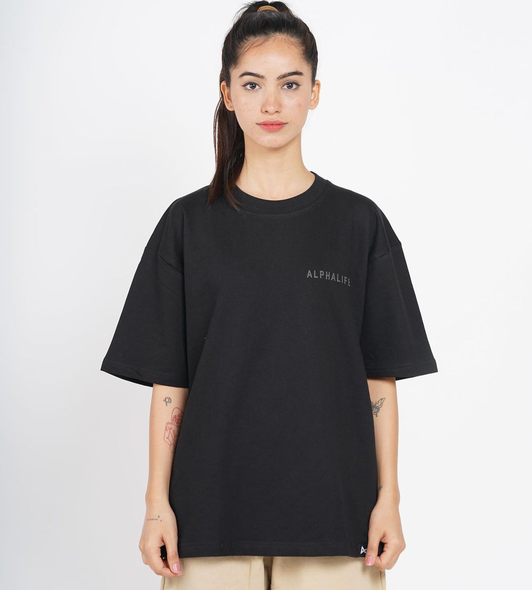 Core Oversized Tee - Black