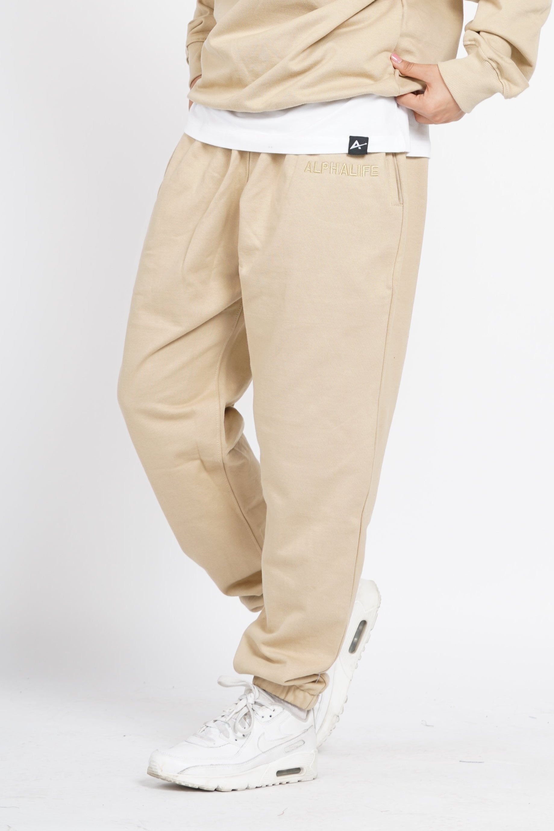 Signature Joggers - Cream